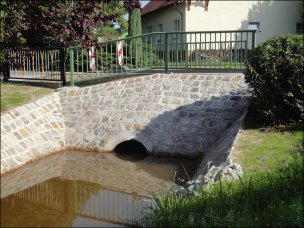 Vetschau, Ortsteil Naundorf - Durchlass Feldgraben