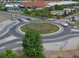 Lbbenau, Kreisverkehr L49 / Geschwister-Scholl-Strae